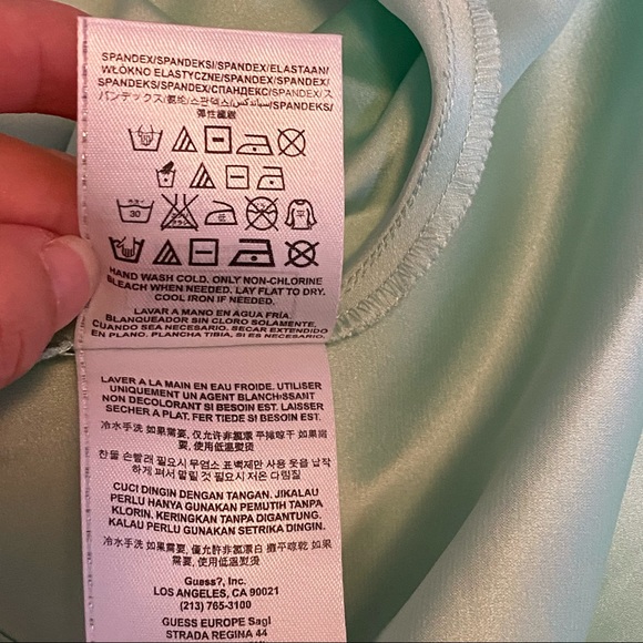 Guess by Marciano Asymmetrical Mint Wrap Dress **MINT CONDITION** - Picture 11 of 13